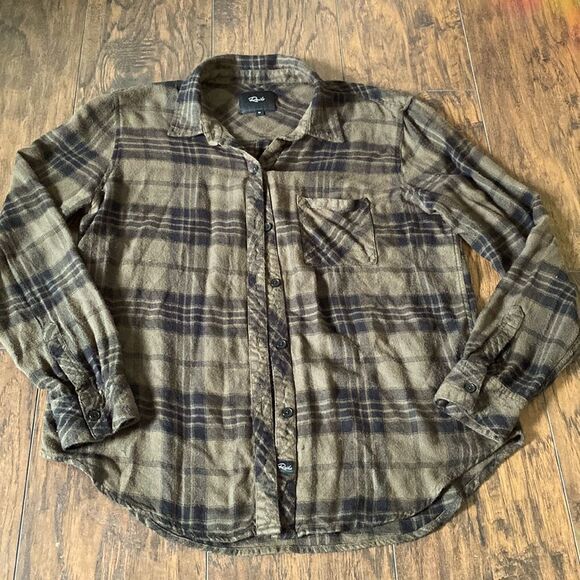 rails hunter plaid long sleeve shirt size M in GUC super soft - Picture 1 of 9